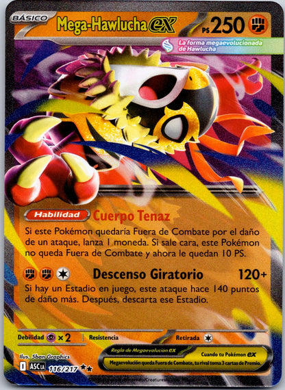 Mega Hawlucha ex 116/217 ME: Ascended Heroes (5ban Graphics)