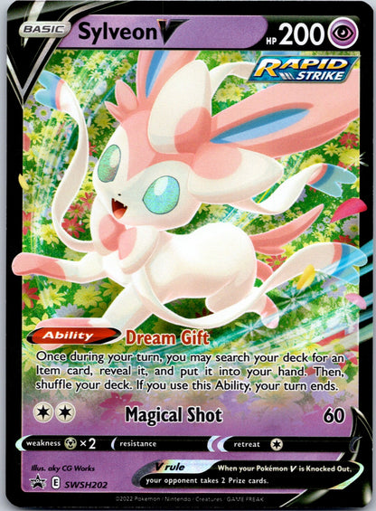 Sylveon V - SWSH202 SWSH: Sword & Shield Promo Cards (aky CG Works)