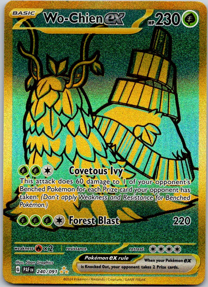 Wo-Chien ex 240/091 SV: Paldean Fates (5ban Graphics)