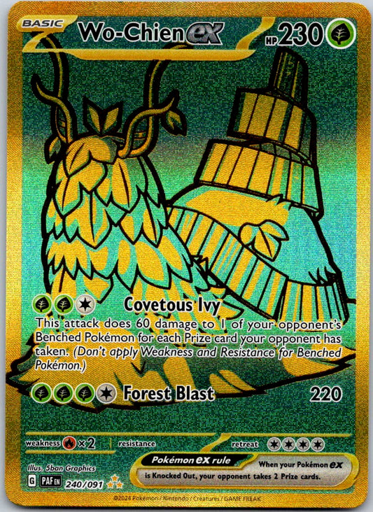 Wo-Chien ex 240/091 SV: Paldean Fates (5ban Graphics)