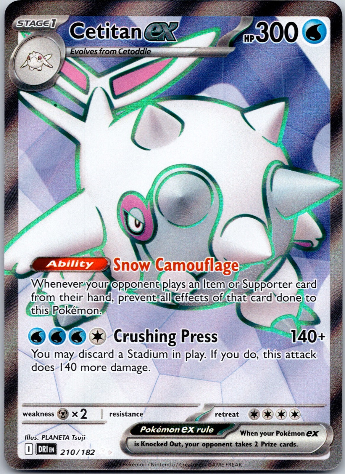 Cetitan ex 210/182 SV10: Destined Rivals (Nisota Niso)