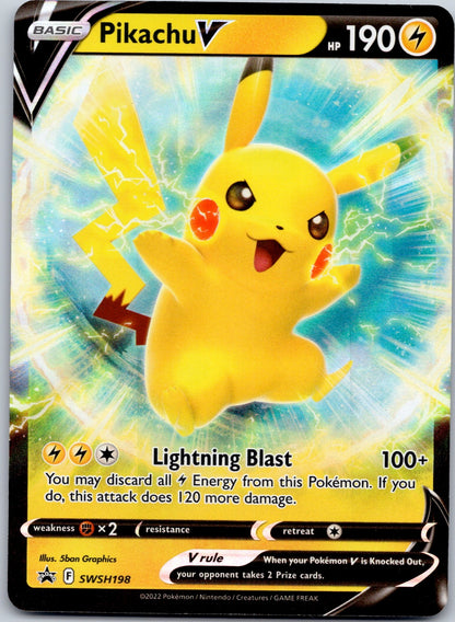 Pikachu V SWSH198 SWSH: Sword & Shield Promo Cards (Saki Hayashiro)