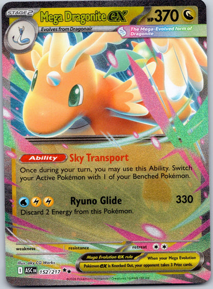Mega Dragonite ex 152/217 ME: Ascended Heroes (aky CG Works)