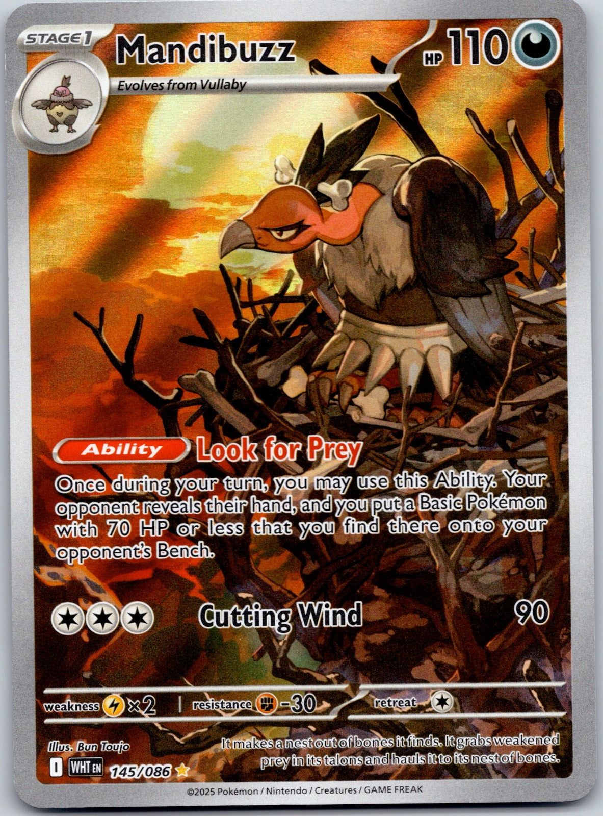 Mandibuzz 145/086 SV: White Flare (Bun Toujo)