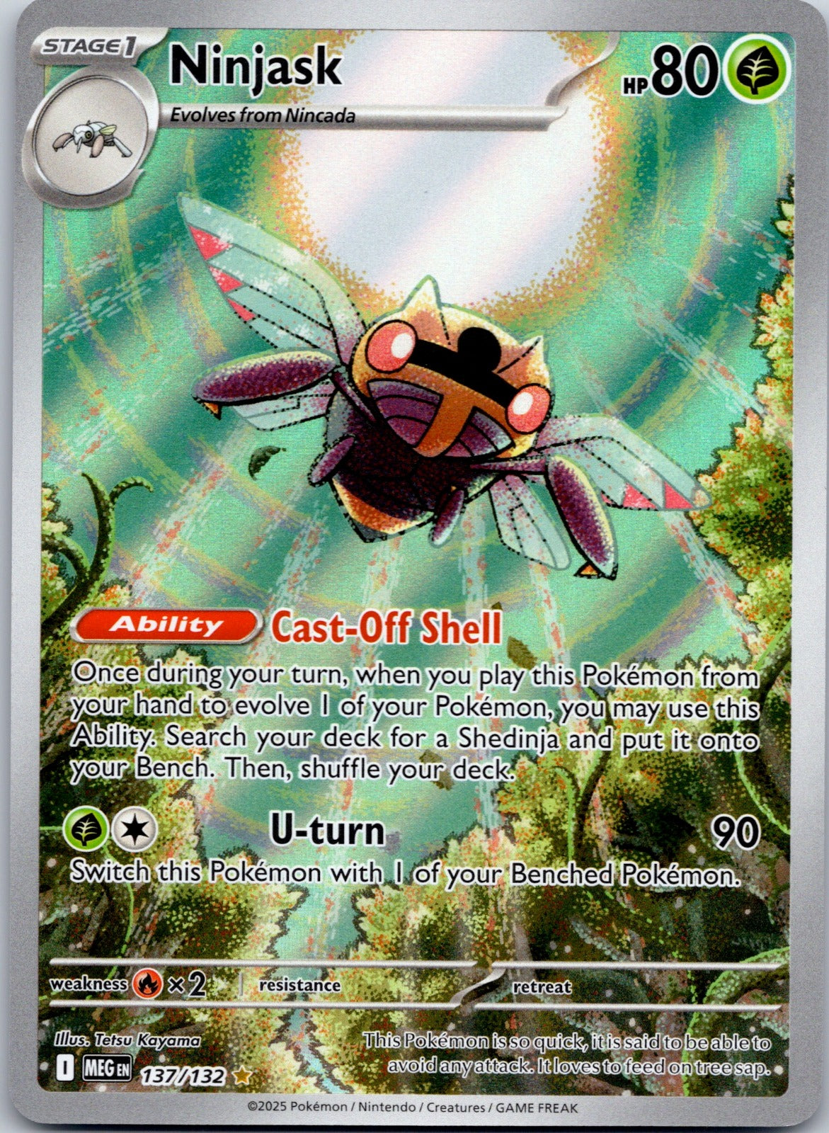Ninjask 137/132 ME01: Mega Evolution (Tetsu Kayama)