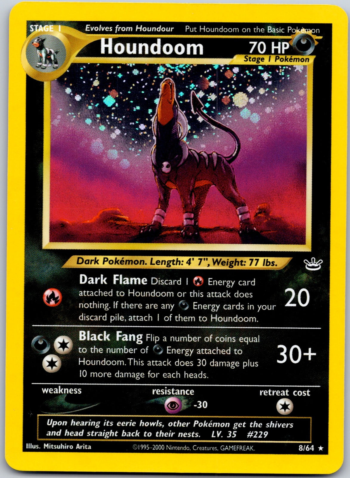 Houndoom 08/64 Neo Revelation (Mitsuhiro Arita)