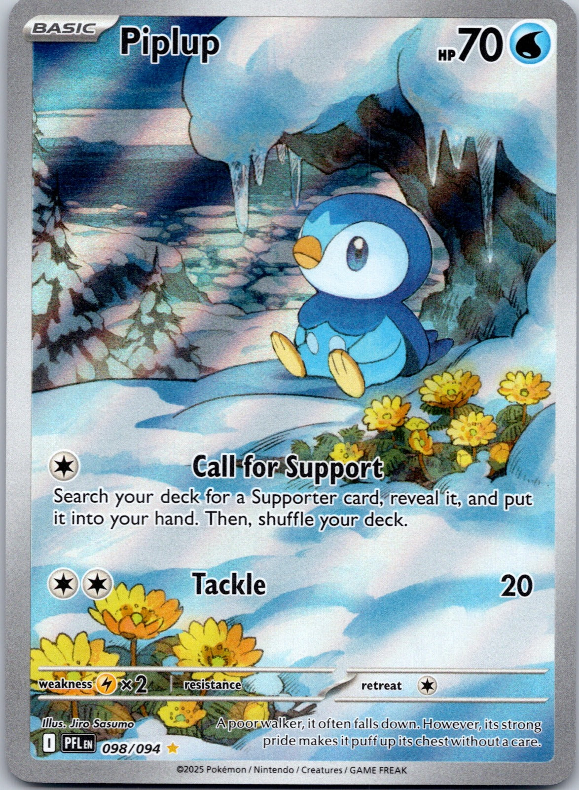 Piplup 098/094 ME02: Phantasmal Flames (Jiro Sasumo)