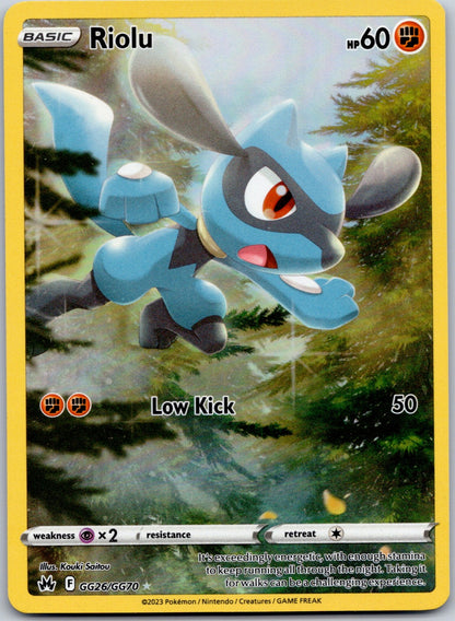 Riolu GG26/GG70 SWSH: Crown Zenith: Galarian Gallery (Kouki Saitou)