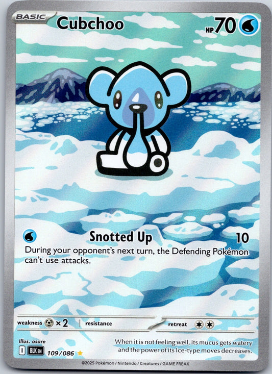 Cubchoo 109/086 SV: Black Bolt (osare)