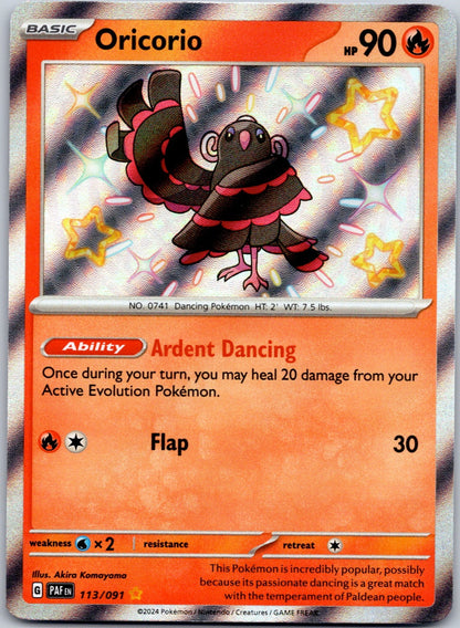 Oricorio 113/091 SV: Paldean Fates (Akira Komayama)