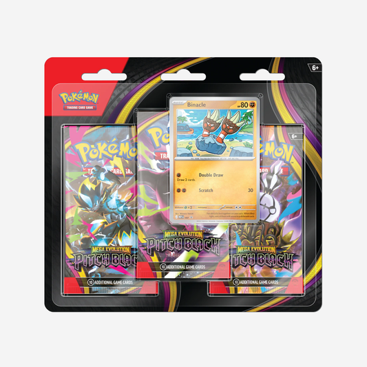 Pokemon TCG: Mega Evolution-Pitch Black 3-Pack Blister Binacle