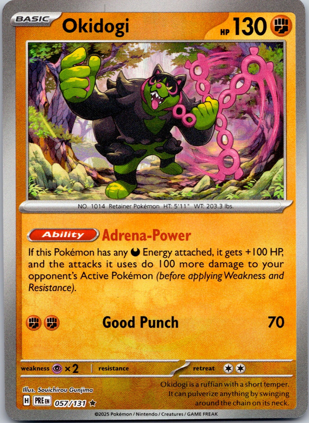 Okidogi (Master Ball Pattern) 057/131 SV: Prismatic Evolutions (Souichirou Gunjima)