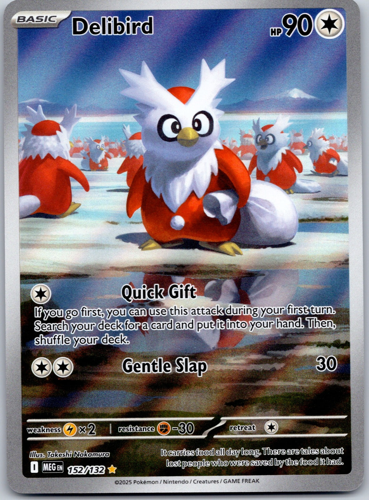 Delibird 152/132 ME01: Mega Evolution (Takeshi Nakamura)