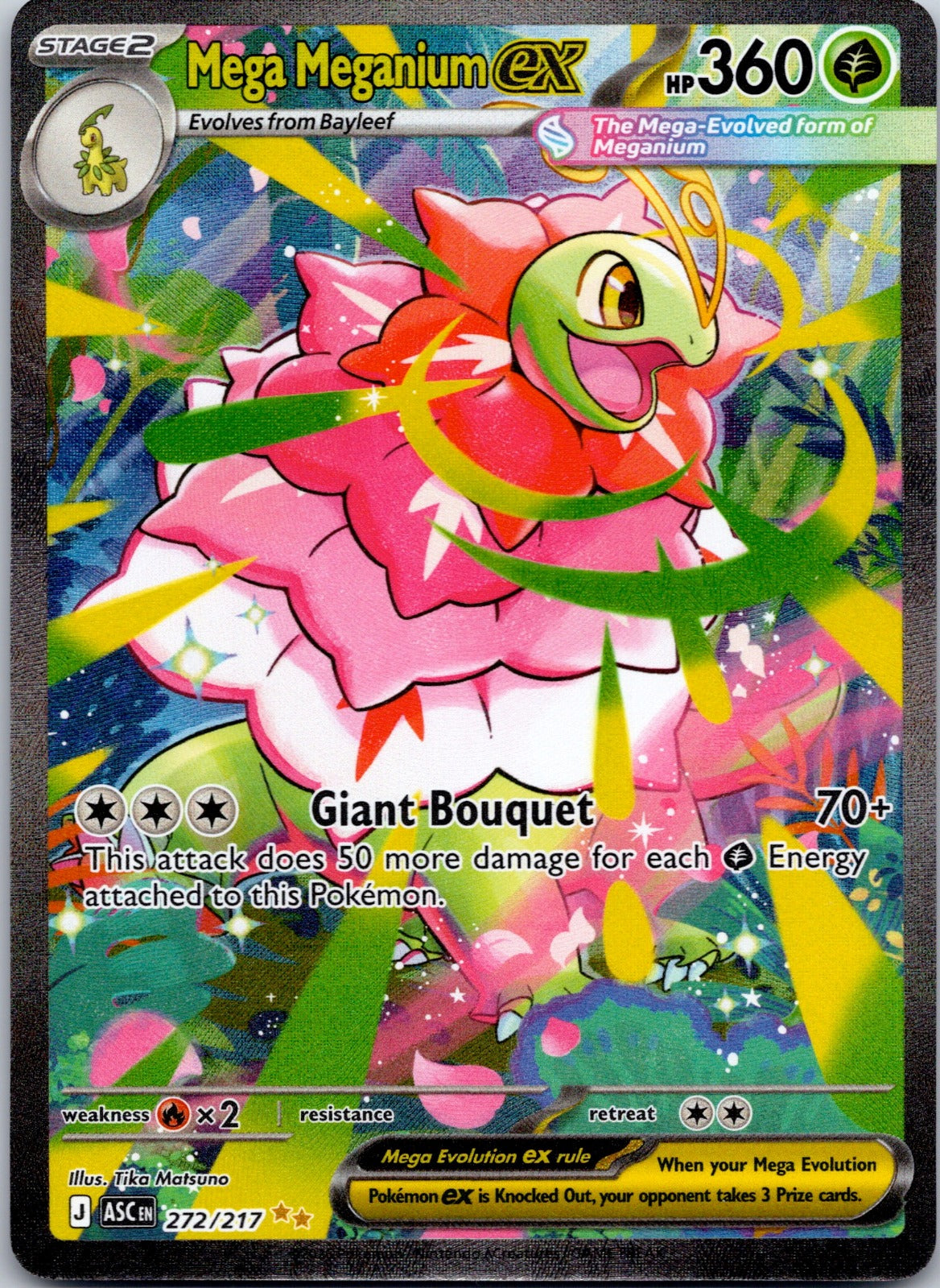 Mega Meganium ex 272/217 ME: Ascended Heroes (5ban Graphics)
