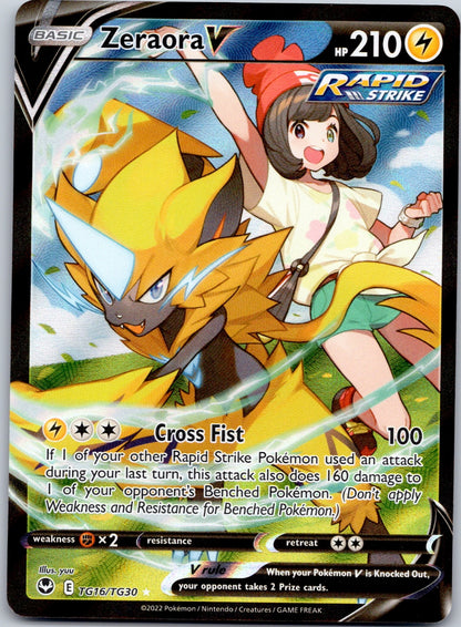 Zeraora V TG16/TG30 SWSH12: Silver Tempest Trainer Gallery (yuu)