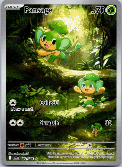 Pansage 089/086 SV: Black Bolt (saino misaki)