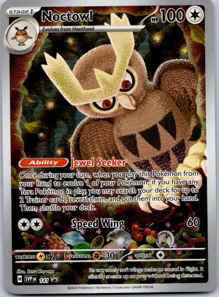 Noctowl 141 SV: Scarlet & Violet Promo Cards (Tetsu Kayama)