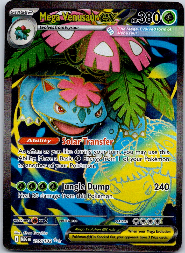 Mega Venusaur ex 013 ME: Mega Evolution Promo (5ban Graphics)