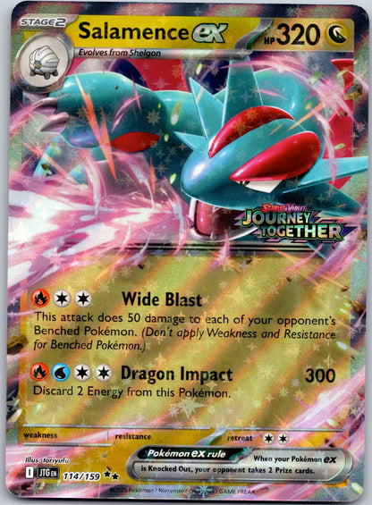 Salamence ex (Journey Together Stamped) 114/159 Miscellaneous Cards & Products (toriyufu)