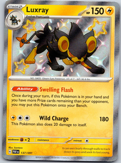 Luxray 137/091 SV: Paldean Fates (kantaro)
