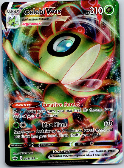 Celebi VMAX 008/198 SWSH06: Chilling Reign (PLANETA Tsuji)