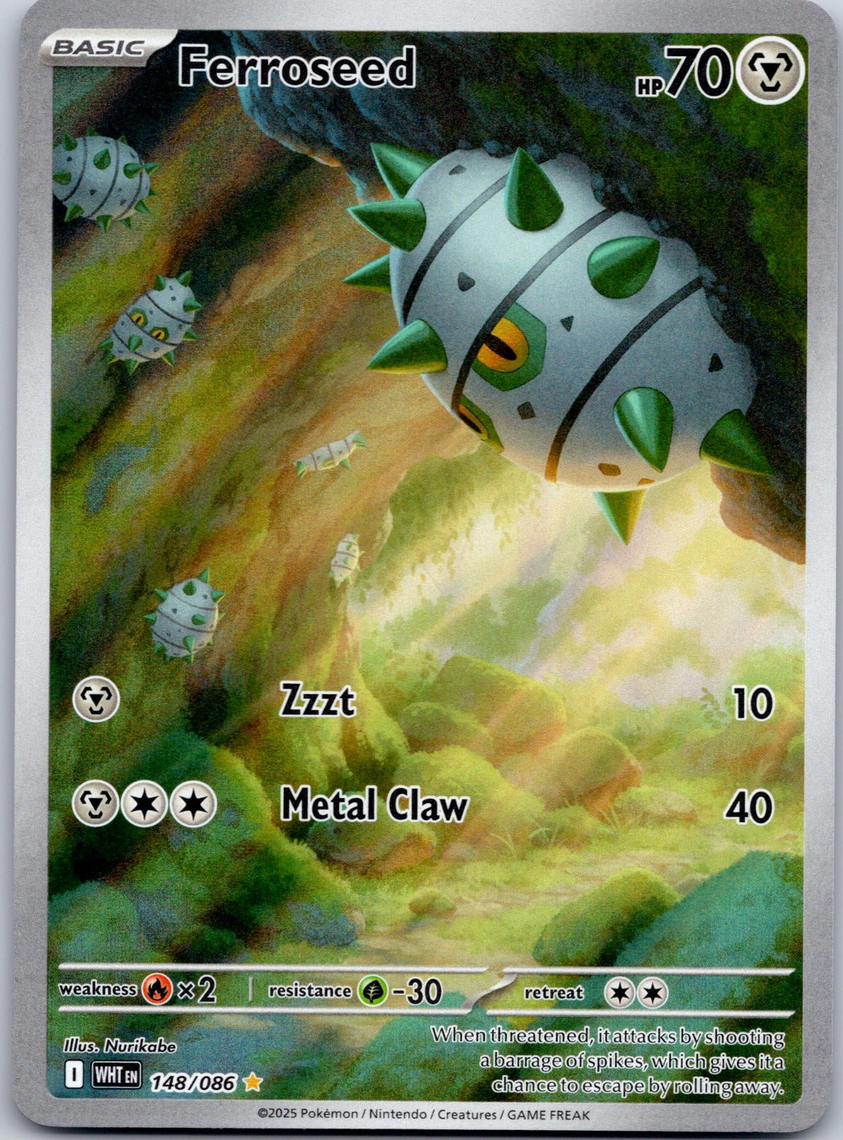 Ferroseed 148/086 SV: White Flare (Nurikabe)
