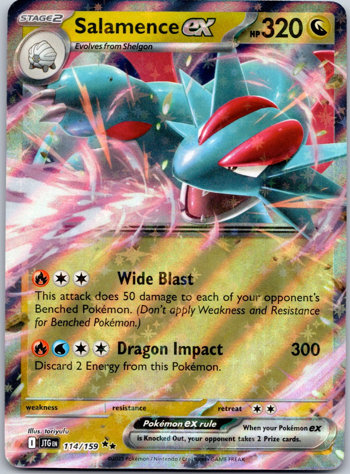 Salamence ex 114/159 SV09: Journey Together (toriyufu)