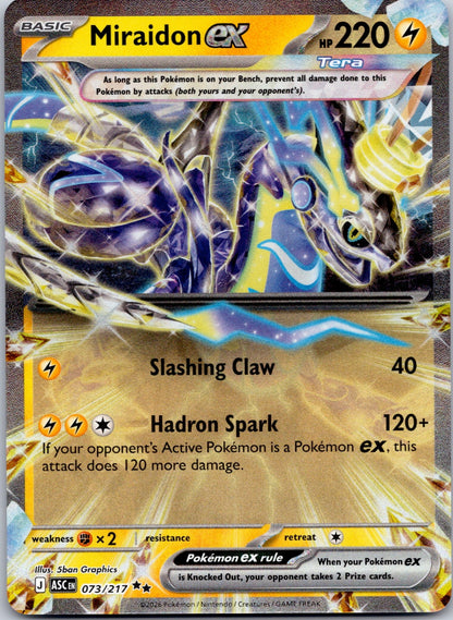 Miraidon ex 073/217 ME: Ascended Heroes (5ban Graphics)