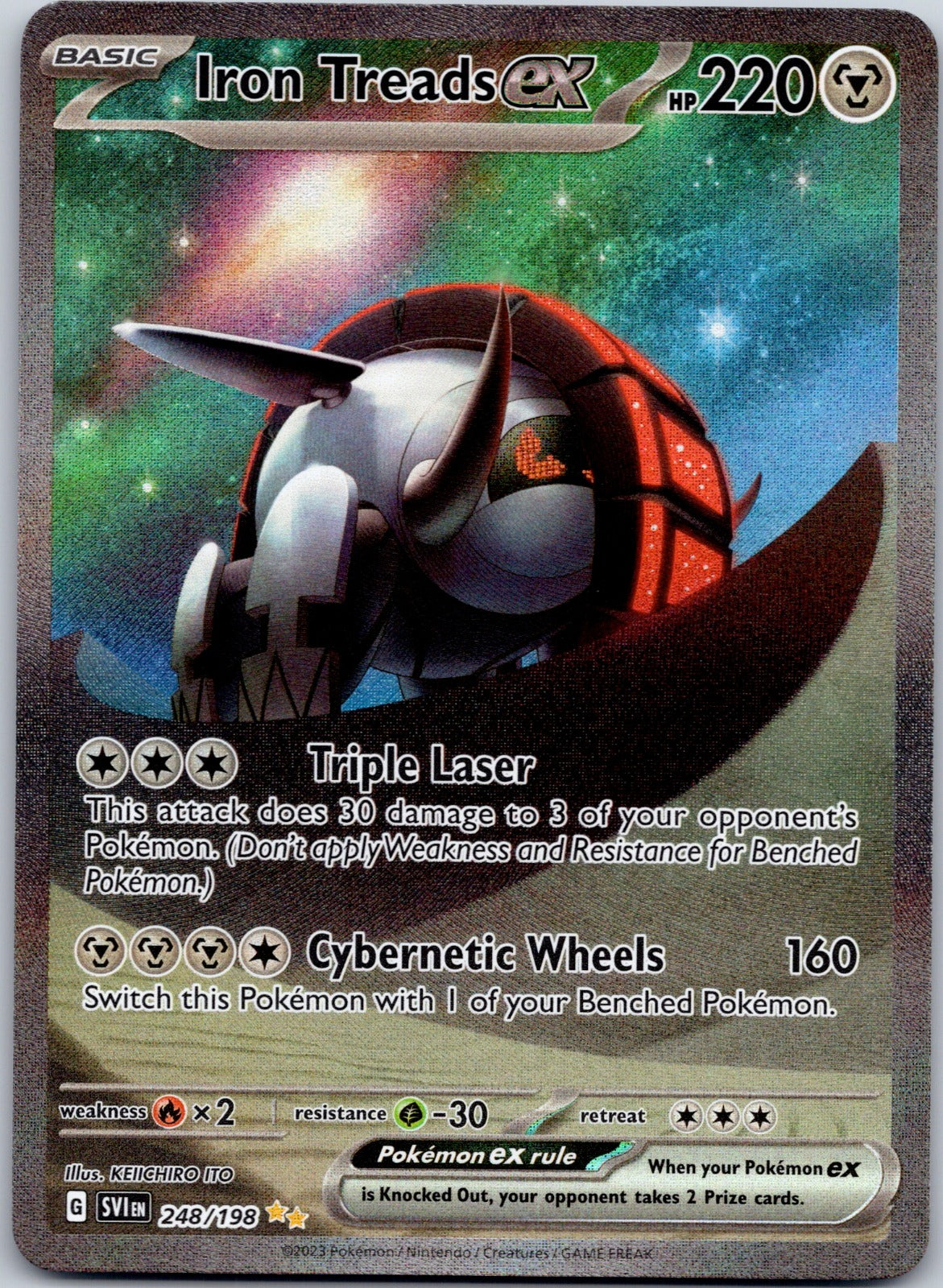 Iron Treads ex 248/198 SV01: Scarlet & Violet Base Set (KEIICHIRO ITO)