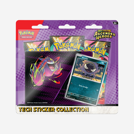 Pokemon TCG: Mega Evolution-Ascended Heroes 3-Pack Blister Gastly