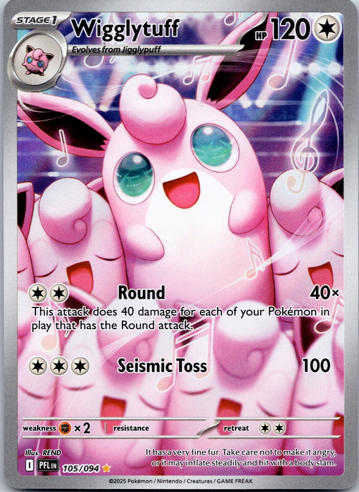 Wigglytuff 105/094 ME02: Phantasmal Flames (Naoyo Kimura)