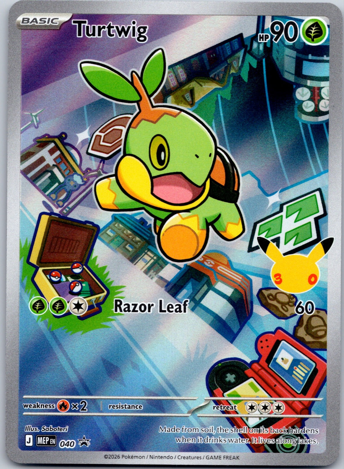 Turtwig 040 ME: Mega Evolution Promo (Saboteri)