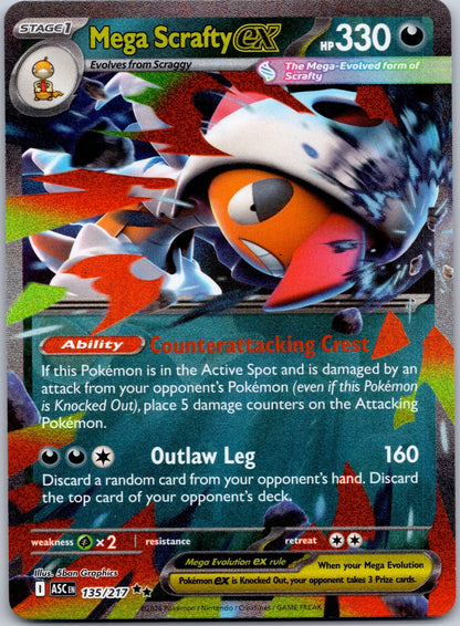 Mega Scrafty ex 135/217 ME: Ascended Heroes (5ban Graphics)