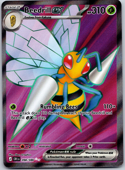 Beedrill ex 098/086 ME04: Chaos Rising (toriyufu)