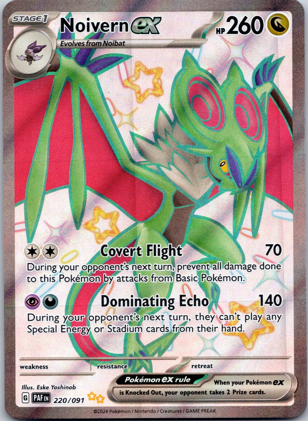 Noivern ex 220/091 SV: Paldean Fates (Eske Yoshinob)
