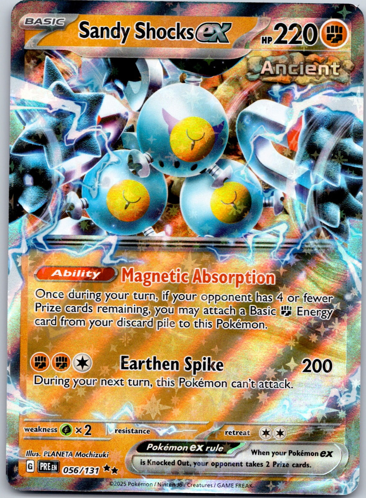Sandy Shocks ex 056/131 SV: Prismatic Evolutions (Tetsu Kayama)