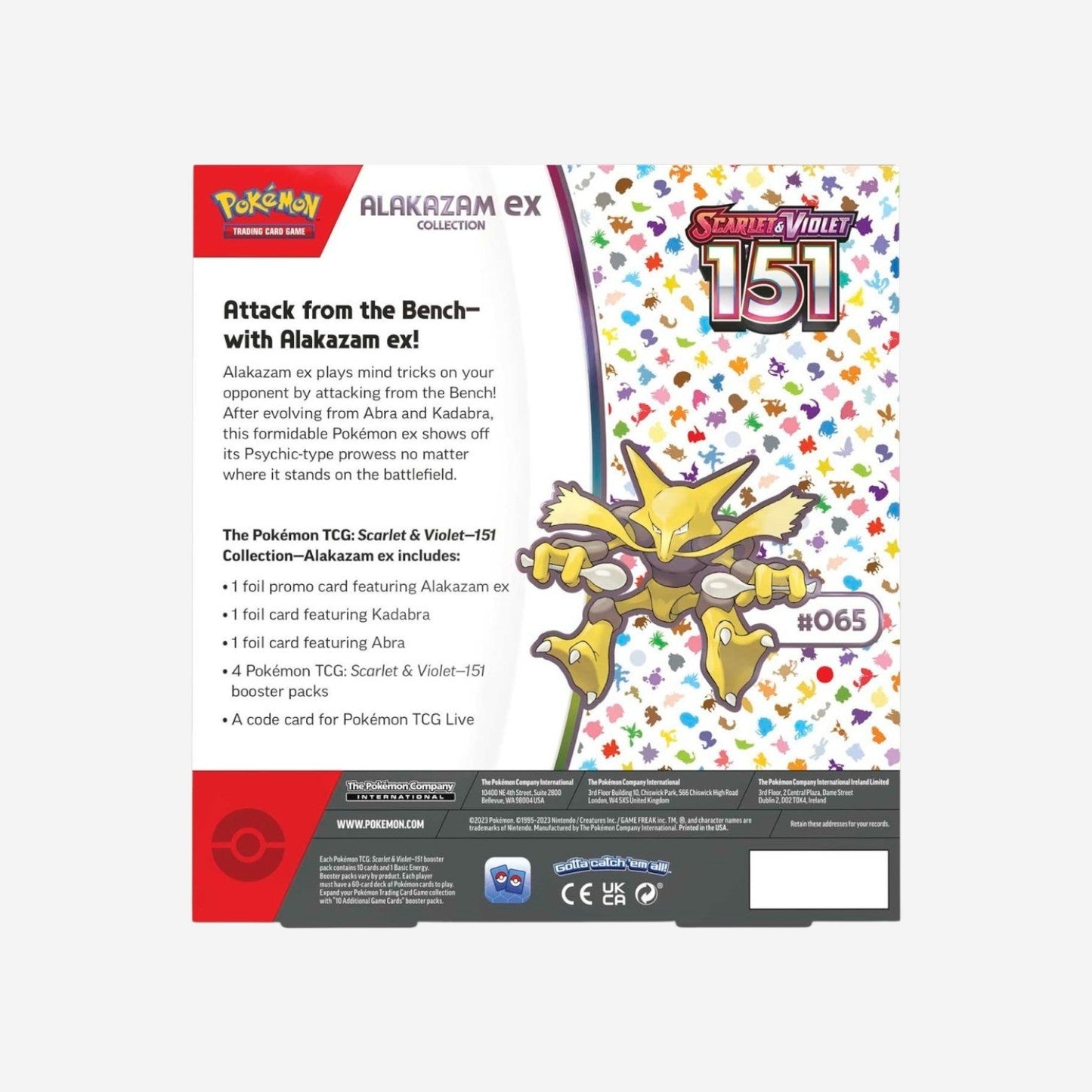 Pokemon TCG: Scarlet & Violet-151 Alakazam Ex