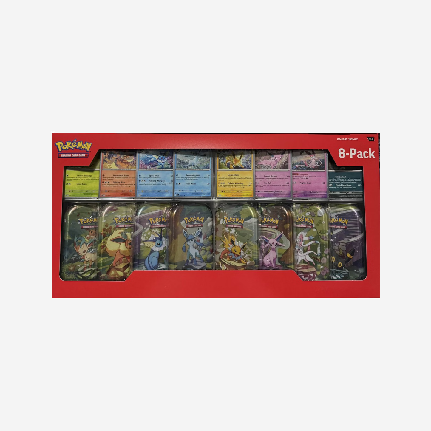Pokemon TCG: Scarlet & Violet-Prismatic Evolutions Mini Tin's Combo (Costco)
