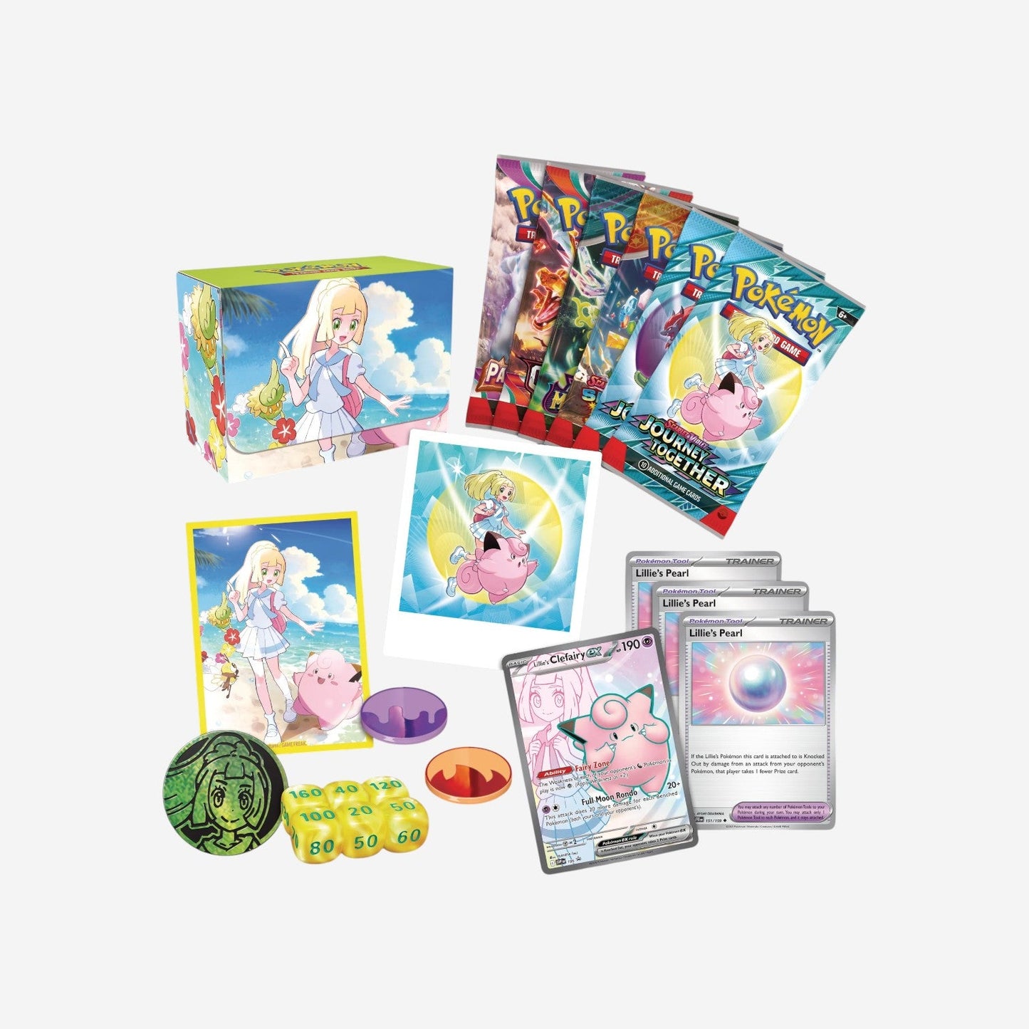 Pokemon TCG: Scarlet & Violet-Journey Together Lillie Premium Tournament Collection