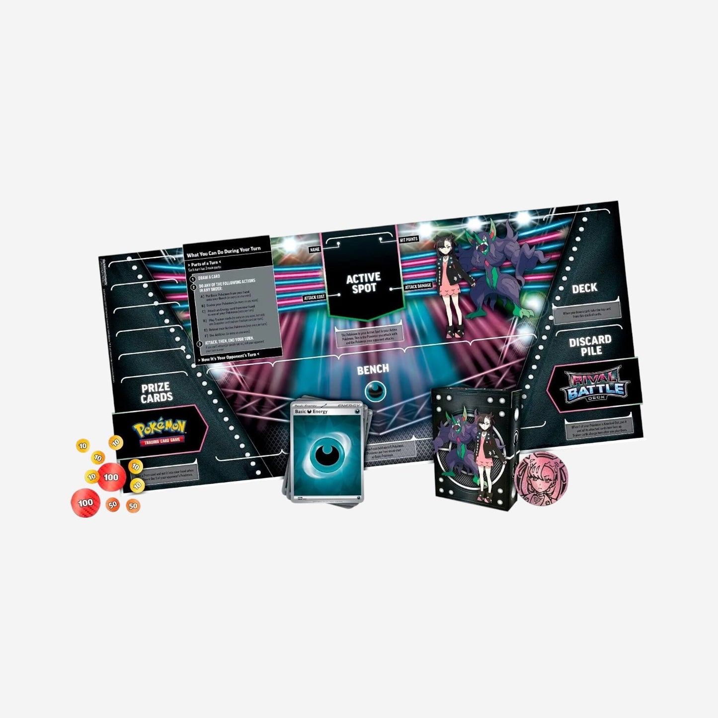 Pokemon TCG: Scarlet & Violet-Destined Rivals Marnie Rival Battle Deck