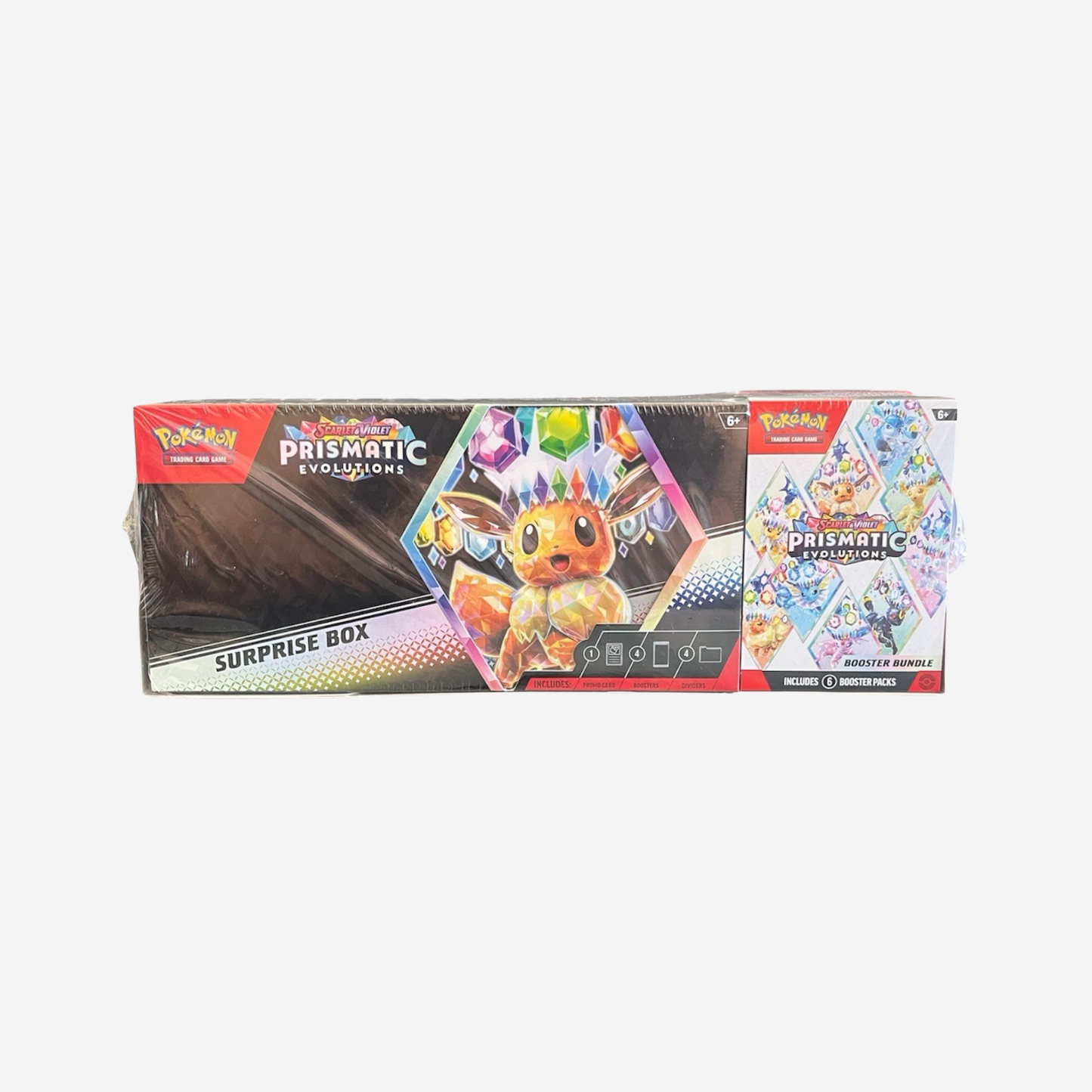 Pokemon TCG: Scarlet & Violet-Prismatic Evolutions Booster Bundle & Surprise Box (Sam's Combo)