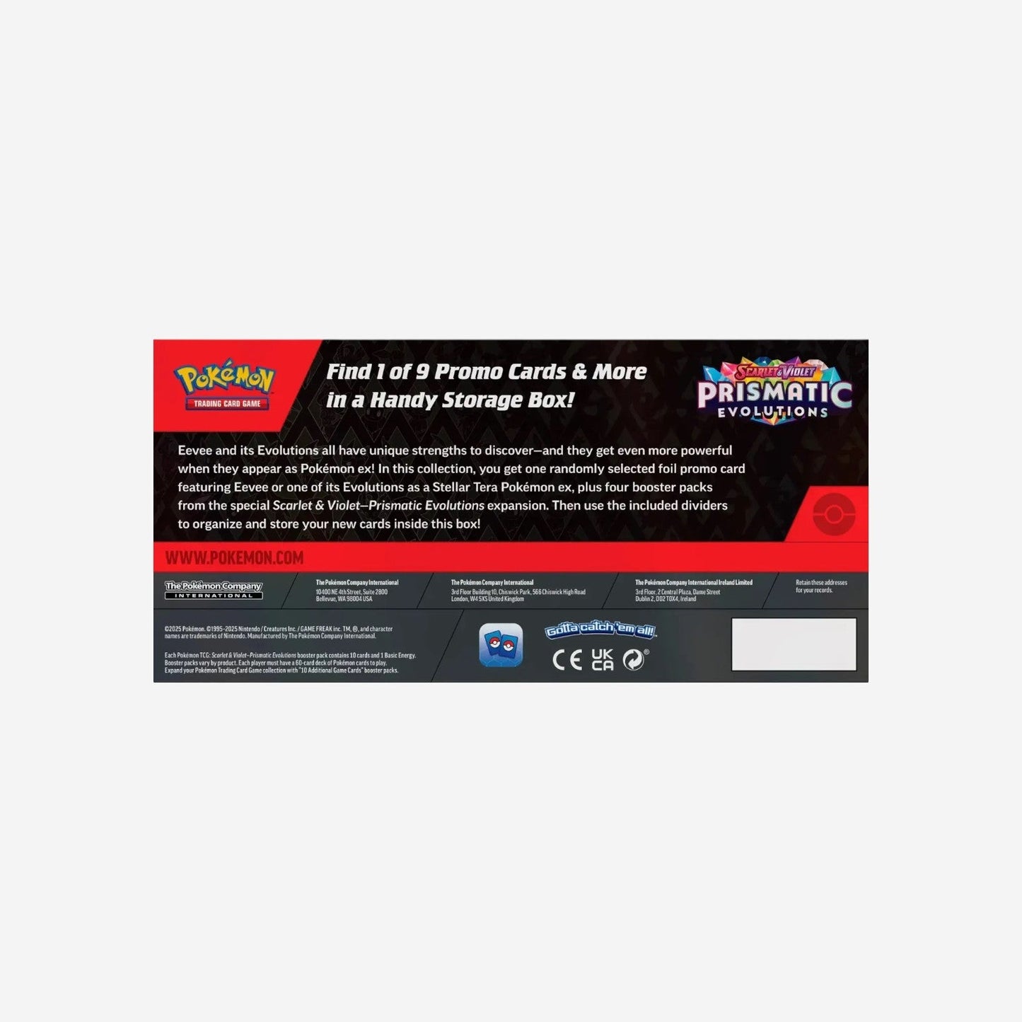 Pokemon TCG: Scarlet & Violet-Prismatic Evolutions Surprise Box