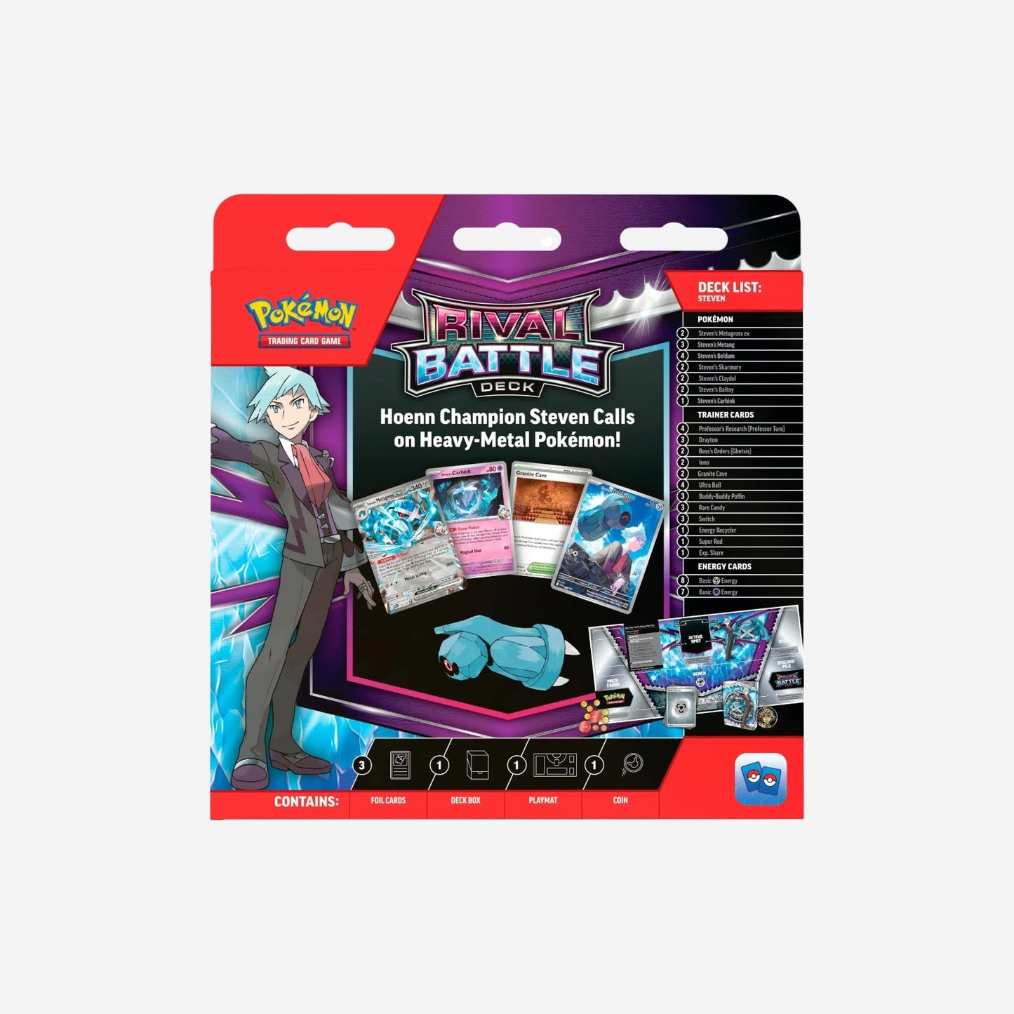 Pokemon TCG: Scarlet & Violet-Destined Rivals Steven Rival Deck