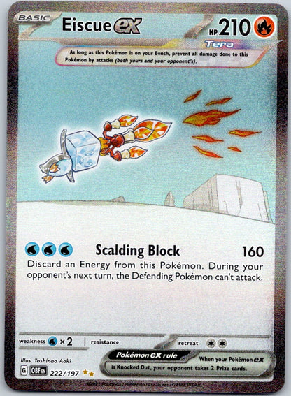 Eiscue ex 222/197 SV03: Obsidian Flames (Toshinao Aoki)