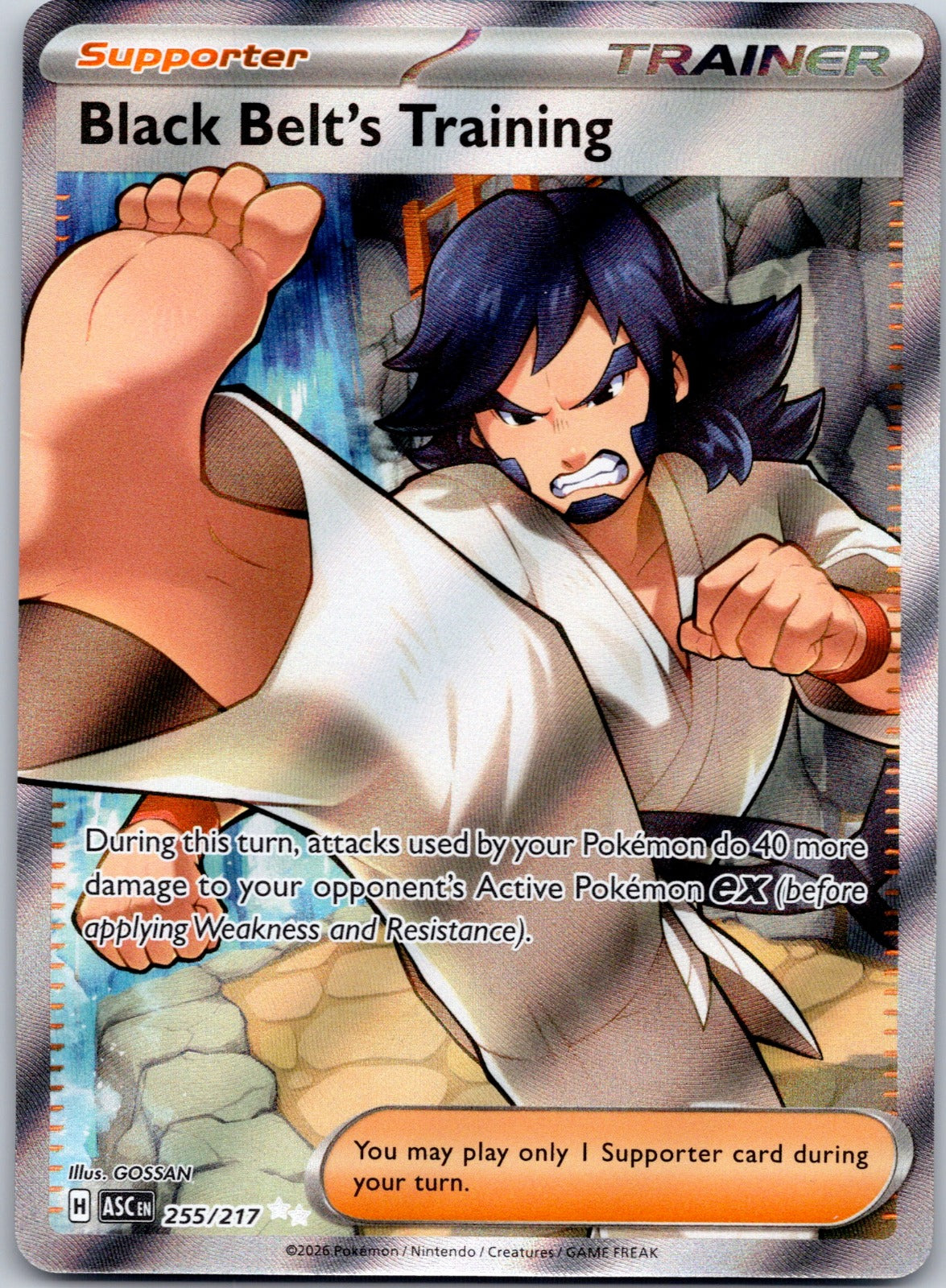 Black Belt's Training 255/217 ME: Ascended Heroes (GOSSAN)