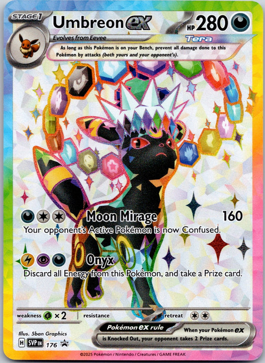 Umbreon ex - 176 SVP 176 SV: Scarlet & Violet Promo Cards (5ban Graphics)