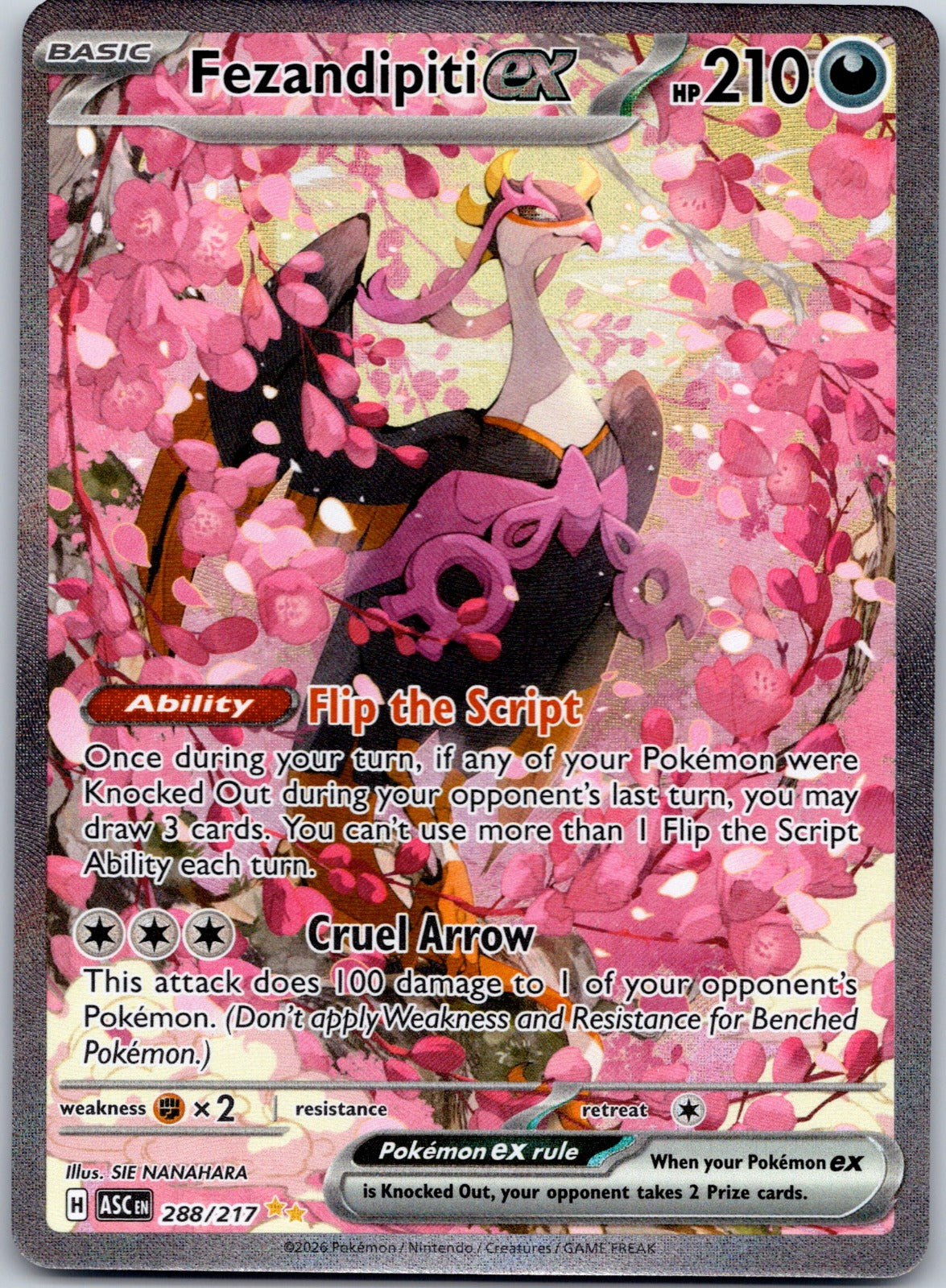 Fezandipiti ex 288/217 ME: Ascended Heroes (SIE NANAHARA)
