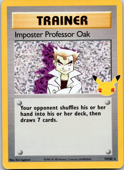 Imposter Professor Oak 73/102 Celebrations: Classic Collection (Ken Sugimori)