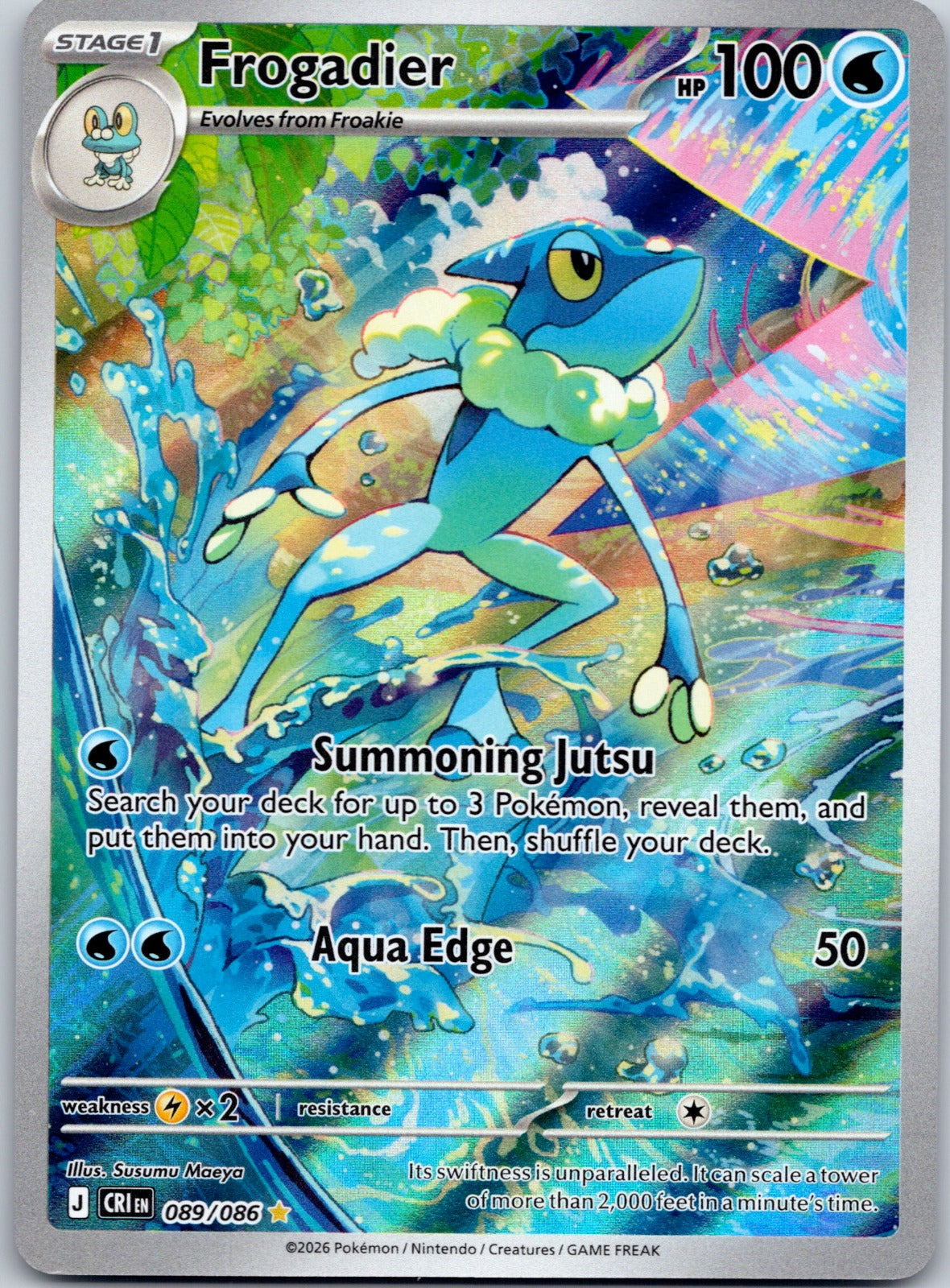 Frogadier 089/086 ME04: Chaos Rising (Susumu Maeya)