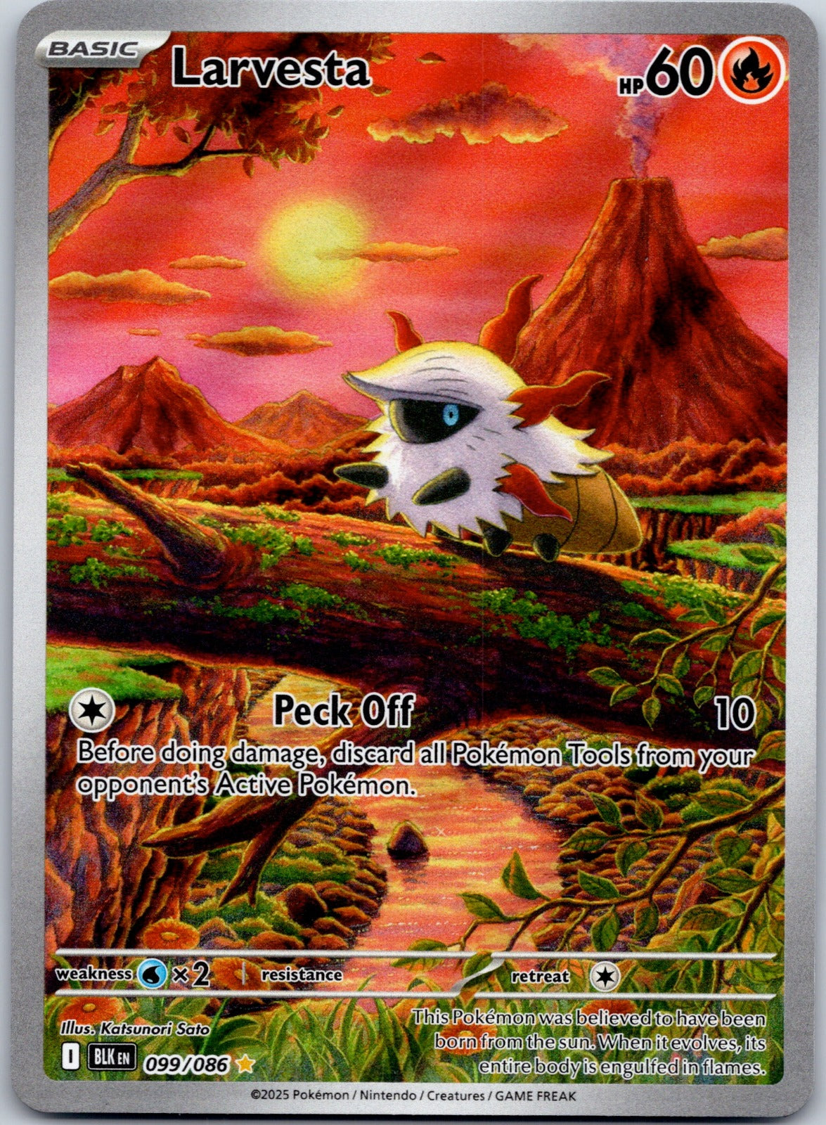 Larvesta 099/086 SV: Black Bolt (Katsunori Sato)